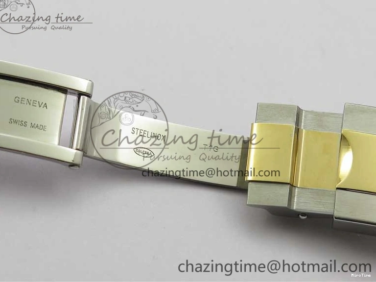 MiroTime 0520 Daytona 116520 SS YG UBF Best Edition Ice Blue MOP Crystal Markers Dial on SS YG Bracelet A Casual 2936
